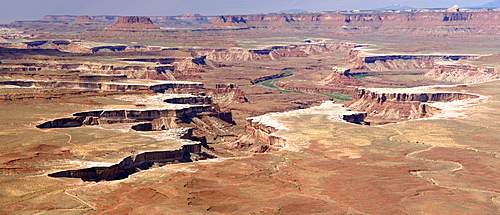 Panorama am Green River Overlook, Canyonlands National Park, Utah, USA