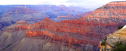 Sunset at Mather Point, South Rim, Grand Canyon National Park, Arizona, USA