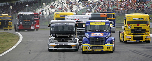 Truck-Grand-Prix at the Nuerburgring Rhineland-Palatinate Germany