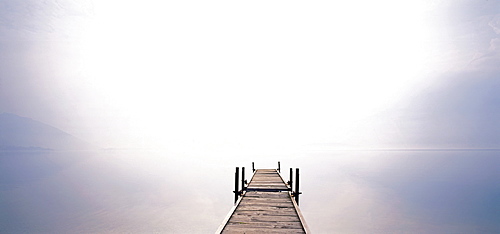 Bridge, Comer sea, Lombardei, Italy