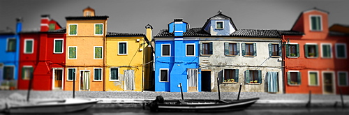 Colourful houses of Burano, Venice, Italy, Europe