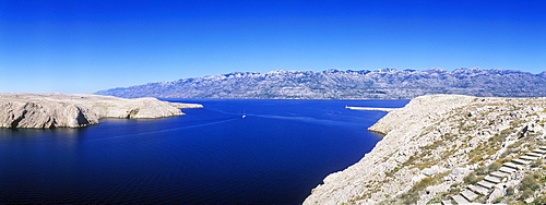 Karst landscape, Pag island, Dalmatia, Croatia, Europe