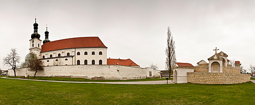 Pilgrimage church, Basilica of the Nativity of Mary, in Frauenkirchen, Burgenland region, Austria, Europe