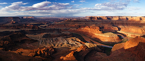 Dead Horse Point Overlook at dawn, Utah, United States of America, North America