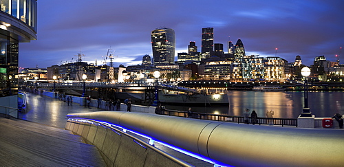 View of City from More London Place, London, England, United Kingdom, Europe