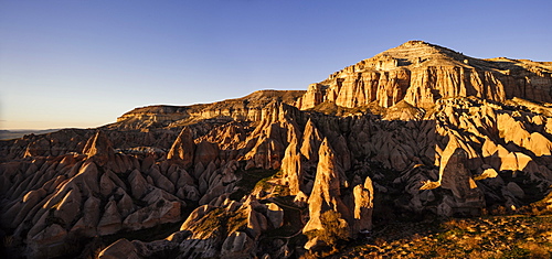 Red Valley at sunset, Cappadocia, Anatolia Region, Turkey, Asia Minor, Eurasia