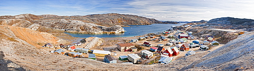 town view, Baffin Island (Qikiqtaaluk) Nunavut, Canada, North America