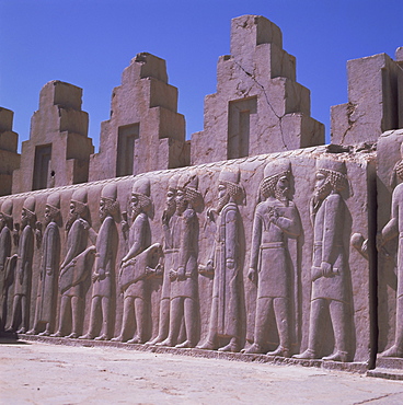 Frieze, Persepolis, UNESCO World Heritage Site, Iran, Middle East