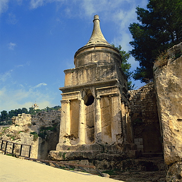 Temple, Mount of Olives, Jerusalem, Israel, Middle East