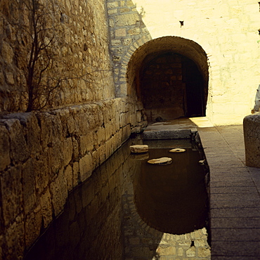 Pool of Shiloh, Hezekiah's tunnel, Jerusalem, Israel, Middle East