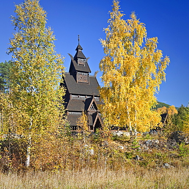 Replica of the Gol stave church, Norwegian Museum of Cultural History, Bygdoy, Norway