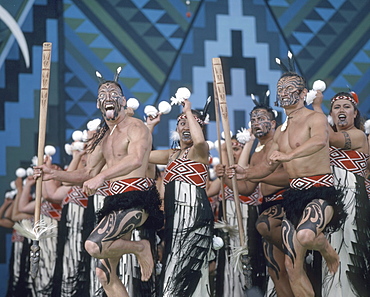 New Zealand, north island, Rotorua Arts Festival, dance and singing performance