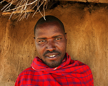 Masai man, tanzania. Arusha, moita village