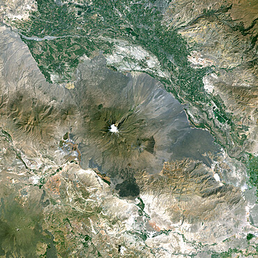 Ararat Volcano, Turkey, True Colour Satellite Image