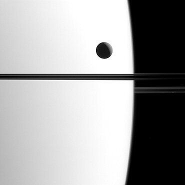 Transit of Saturn's Moon, Dione