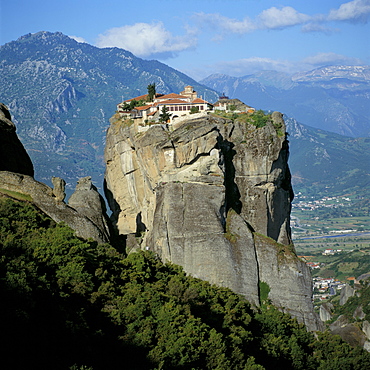 Holy monastery of Aghia Triada (Holy Trinity), Meteora, UNESCO World Heritage Site, Greece, Europe