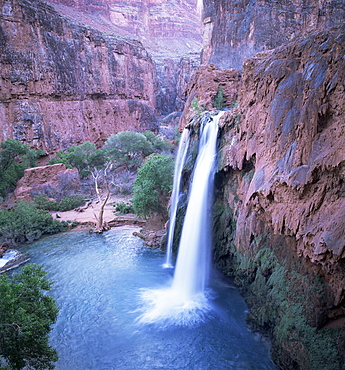 Havasu Falls, Grand Canyon, United States of America (U.S.A.), North America