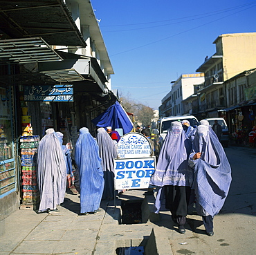 Women in burkas, Kabul, Afghanistan, Asia