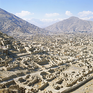 Devastation caused by Civil War 1991-1996, Kabul, Afghanistan