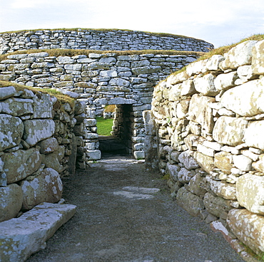 Clickimin Broch, Lerwick, Shetland Islands, Scotland, United Kingdom, Europe