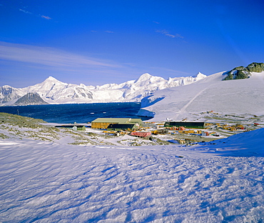 British Antarctic Survey base at Rothera, Antarctica