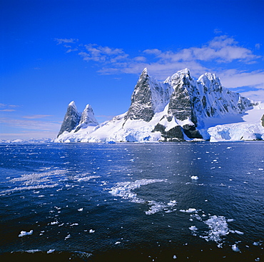 Cape Renard in the Lemaire Channel on the west coast of the Antarctic Peninsula, Antarctica
