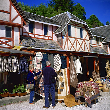 Local craft shop, Puerto Varas, near Puerto Montt, Chile, South America