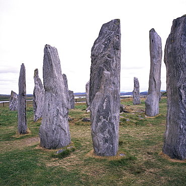 Callanish Standing Stones, Isles of Lewis, Western Isles, Outer Hebrides, Scotland, United Kingdom, Europe