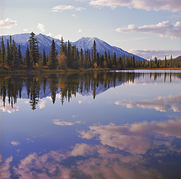 Reflections, Deneki Lakes, McKinley Park, Alaska, USA