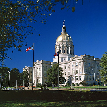 Exterior of the Georgia State Capitol building, Atlanta, Georgia, United States of America (USA), North America