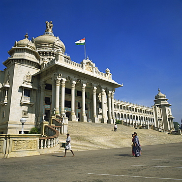 Vidhana Soudha (State Legislature), Bangalore, Karnataka state, India, Asia