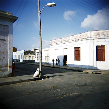 Street scene, Cienfuegos, Cuba, West Indies, Central America