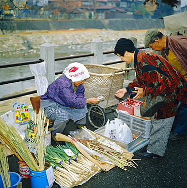 Miso paste, Miyagawa market, Takayama, Honshu, Japan