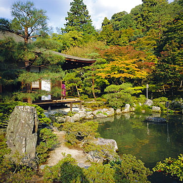 Ginkaku-Ji (Silver Pavilion) Temple, Kyoto, Japan