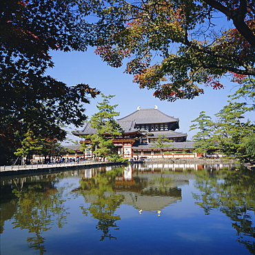 Todaiji Temple, Daibutsuden Hall of the Great Buddha, Nara, Kansai, japan