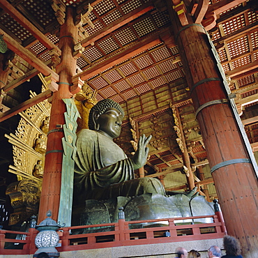 Todai-ji Temple, Daibutsu Great Buddha, Nara, Kansai, Japan