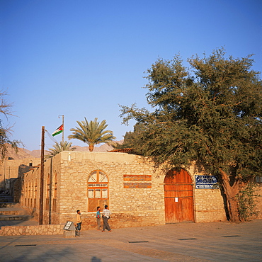 The Ottoman house of Sharif Hussein bin Ali, now the Aqaba Archaeological Museum, Aqaba, Jordan, Middle East