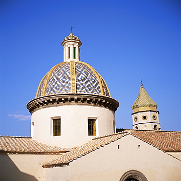 Church of S. Gennaro, Praiano, near Amalfi, Campania, Italy, Europe