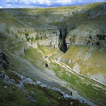 Gordale Scar, Yorkshire Dales National Park, North Yorkshire, England, United Kingdom, Europe