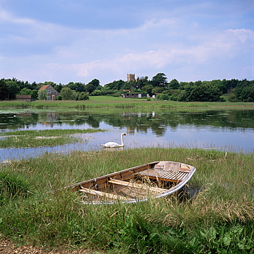 River Yar near Yarmouth, Isle of Wight, England, United Kingdom, Europe