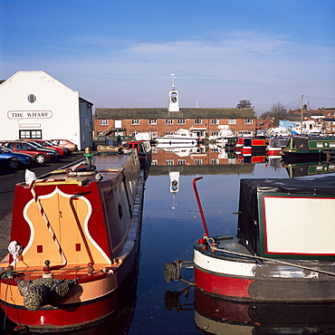 Canal basin, Stourport-on-Severn, Worcestershire, England, United Kingdom, Europe