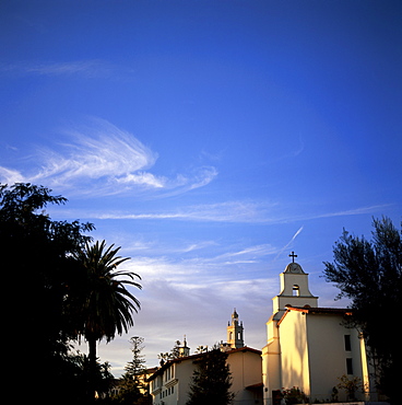 Santa Barbara Mission founded in 1786, Santa Barbara, California, United States of America (U.S.A.), North America