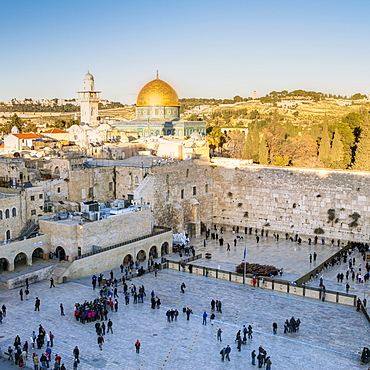 Jewish Quarter of the Western Wall Plaza, Old City, UNESCO World Heritage Site, Jerusalem, Israel, Middle East