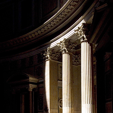 Detail, Pantheon, Rome, Lazio, Italy, Europe