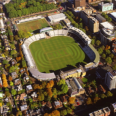 Aerial image of Lord's Cricket Ground, St. John's Wood, London, England, United Kingdom, Europe