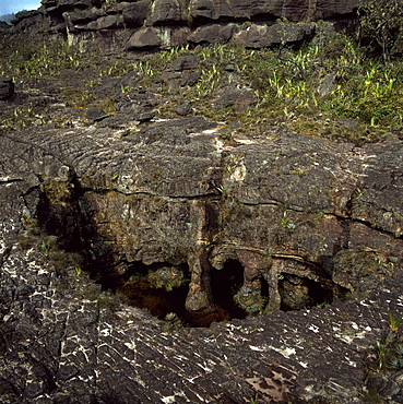 Fosso Sinkhole on summit of Mount Roraima (Cerro Roraima), Tepuis, Venezuela, South America