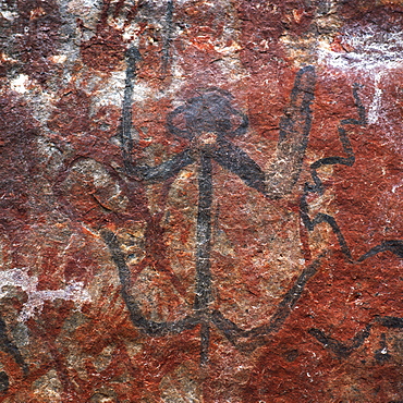 Karowrieng rock paintings, Chi-Chi Gorge, Upper Mazaruni District, Guyana, South America