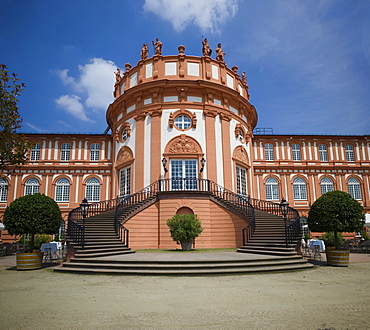 Schloss Biebrich palace, Biebrich borough, Wiesbaden, Rhine, Hesse, Germany, Europe