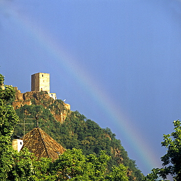 Neuhaus castle ruin, Maultasch, Terlan, province of Bolzano-Bozen, Italy, Europe