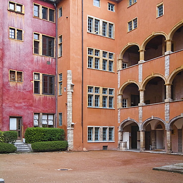 Traboule Maison des Avocats, Saint Jean district, historic district of Vieux Lyon, UNESCO World Heritage, Lyon, France, Europe